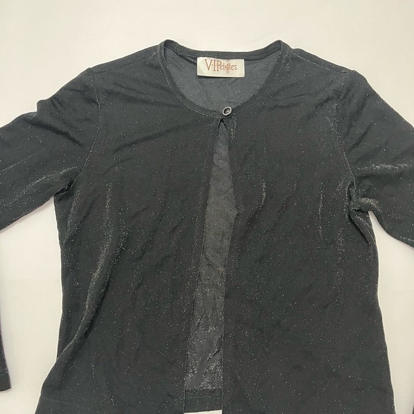 VINTAGE - gorgeous V.I petites 90s/y2k butterfly cardigan - size Small - Picture 7 of 12